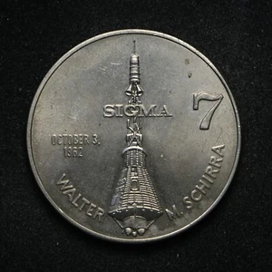 1962 Project Mercury Medal BU (bb17988) - Picture 1 of 2