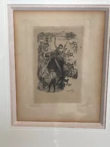 Selten Gravur Unterzeichnet 19. Jhd. Curiosa - Lieder Nackt Twenties Henry Somm - Bild 1 von 8