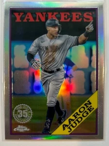 2023 Topps Chrome #88BC-1 1988 Throwback Refractor Aaron Judge NY Yankees - Imagen 1 de 2