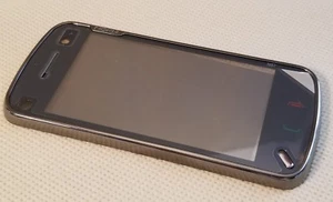 Neu Nokia Original-Zubehör-Hersteller Front Touchscreen Digitizer Glas Blende Rahmen Teil - N97 (SCHWARZ) - Bild 1 von 5