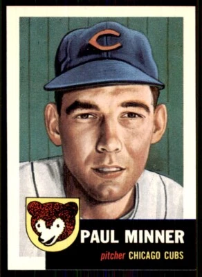 1991 Topps Archives #92 Paul Minner Chicago Cubs - Image 1 of 2