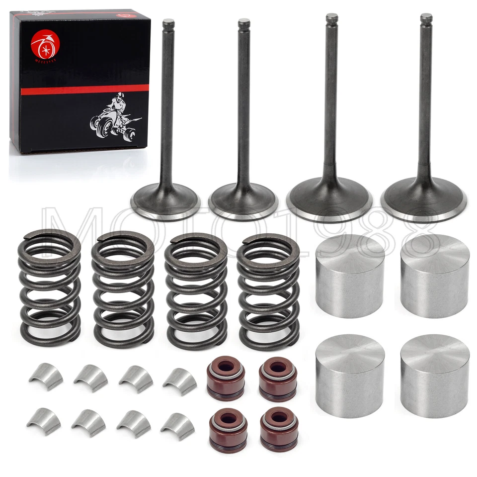Válvula de admisión y válvula de escape Kit de sellado de resorte para Suzuki DRZ 400 E/S/SM 2000-2022 Foto 1 de 4
