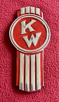 repro 1960s 1970s Kenworth emblem k100 k123 k125 coe cabover vintage kw - Image 1 of 4
