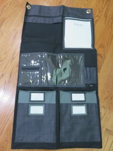 Thirty One 31 Gifts Wall Door Hang Up Room Organizer Black Gray Large 41"x22 - Picture 1 of 8
