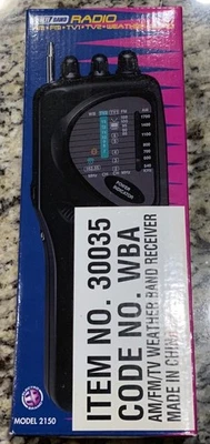 Radio Electro Multi Banda Modelo No. 2150 AM/FM/TV1/TV2/Banda meteorológica nueva caja abierta Foto 1 de 4