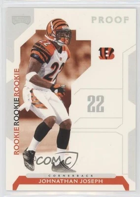 Playoffs NFL Playoffs 2006 prueba de plata/250 Johnathan Joseph #113 novato radiocontrol Foto 1 de 2