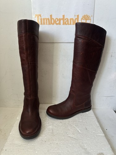 Timberland Cabot stivali in pelle pull on taglia UK 5 5 EU 38 5