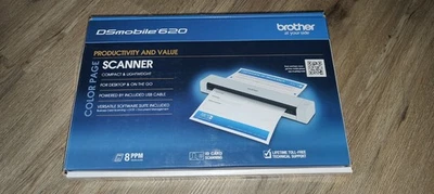 BROTHER DSMOBILE D620 MOBILE PORTABLE DOCUMENT BUSINESS ID CARD SCANNER NEW NOB - Image 1 of 4
