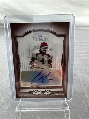 Cedric Cobbs 2004 Donruss Classics Significant Signatures Platinum #208 - Image 1 of 4