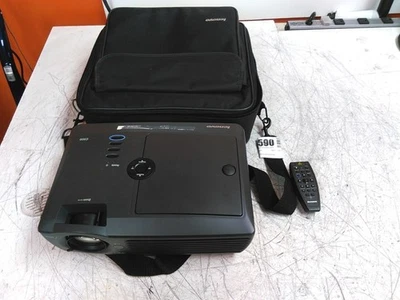 Dim Image Lenovo C500 VGA DLP Projector 362 Lamp Hours & Remote AS-IS - Image 1 of 4