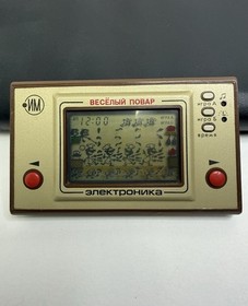 RARE VINTAGE SOVIET  MERRY COOK USSR  CHEF CATCH ELEKTRONIKA GAME & WATCH