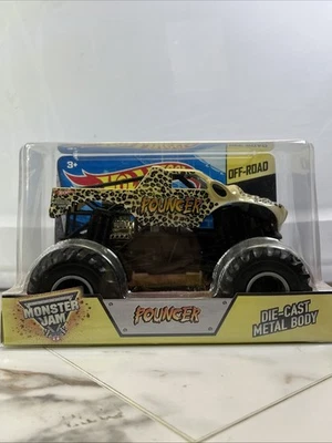 2015 风火轮 1/24 Pouncer Monster Jam 卡车,越野,HTF,全新包装!!! — 第 1/4 张图片