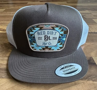 Gorra de béisbol ajustable Red Dirt Hat Co estampado azteca Snapback Hat Foto 1 de 4