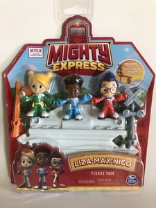 Netflix Mighty Express Figure Pack Liza Max Nico Stop Gate nuovo con scatola - Foto 1 di 10