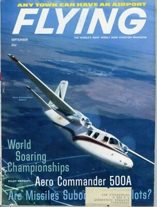 Flying Magazine - September 1960 - World Soaring Championships - Picture 1 of 3