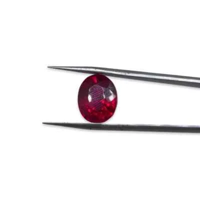 Ruby loose gemstone oval cut 8-11 ct - Image 1 of 4
