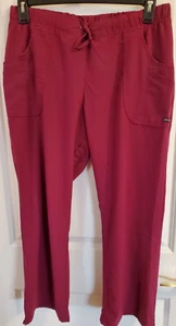 Jockey maroon red scrub pants size L - Picture 1 of 4