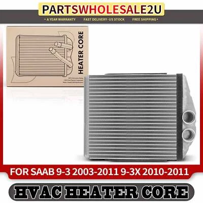 Núcleo de calentador de climatización de 1 pieza para Saab 9-3 2003-2011 9-3X 2010-2011 L4 2,0 L V6 2,8 L GAS Foto 1 de 4