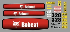 Bobcat 328 D decalcomanie adesivi kit Completo - Imagen 1 de 2