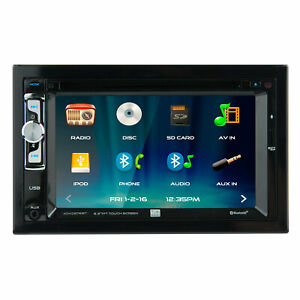 Dual XDVD276BT Double DIN 6.2" Bluetooth In-Dash DVD/CD Car Stereo Receiver