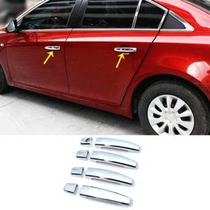 Adecuado para Chevrolet Cruze 2010-2015 cromado exterior manija lateral borde cubierta - Imagen 1 de 11