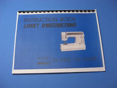 New Home SX2122 - SX2122R Sewing Machine Manual - Printed - Image 1 of 4