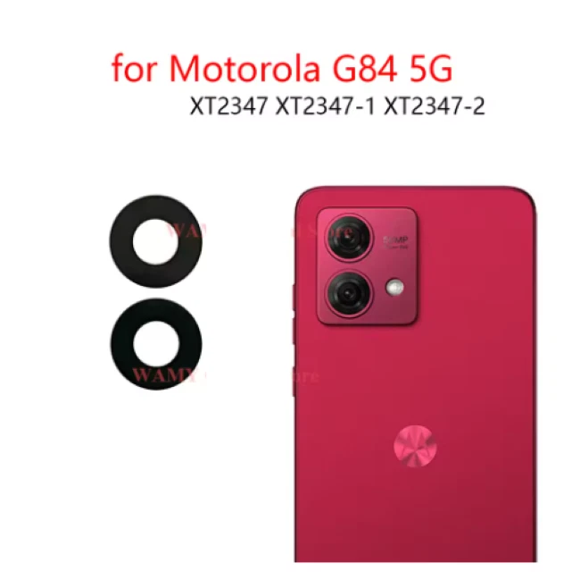 For Motorola Moto G84 XT2347 1 set Rear Back Camera Glass Lens Cover Replacement - Image 1 of 1