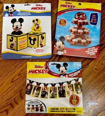 MICKEY MOUSE~Disney Junior~Party Supplies ~Lot Of 3~ NEW!! - Image 1 of 4