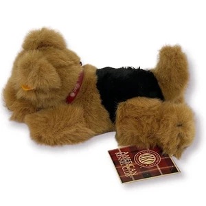 Perro de peluche Steiff American Kennel Club Airdale de FAO negro con etiquetas - Imagen 1 de 3
