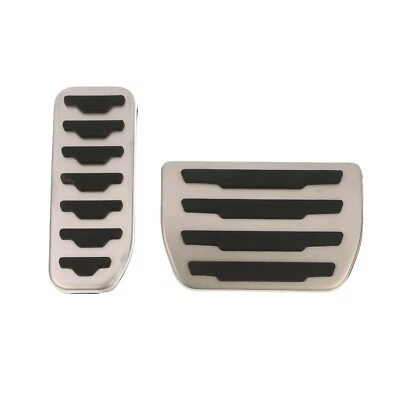 Genuine Jaguar 2018-2020 E-Pace SE Stainless Steel And Rubber Pedal Kit J9C2474 - Image 1 of 3