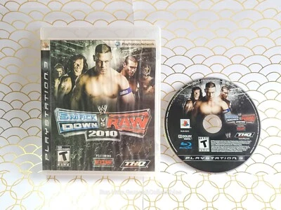 WWE SmackDown vs. Raw 2010 (PlayStation 3 PS3) !Great Disc! No Manual - TESTED  - Image 1 of 4