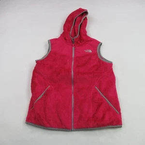 North Face Vest Girls Large Sleeveless Full Zip Lightweight Fleece Youth - Picture 1 of 8