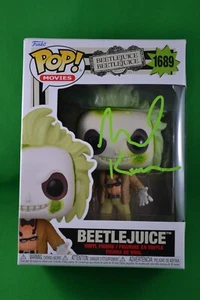 Beetlejuice Vinyl Figure Funko POP! #1689 SIGNED AUTOGRAPHED by Michael Keaton - Picture 1 of 5