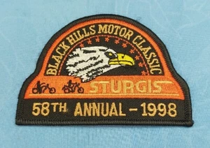 Parche Sturgis 1998 Black Hills Motor Classic Screamin Eagle nuevo - Imagen 1 de 3