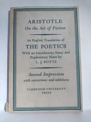 Aristotle On The Art Of Fiction: English Translation Of The Poetics, L. J. Potts - Image 1 of 4