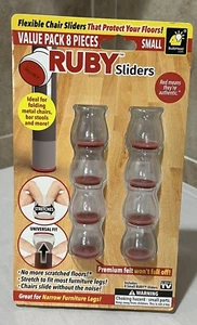 Ruby Sliders Flexible Chair Slider- 8 Pack New - Picture 1 of 2