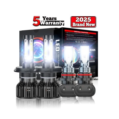 Ajuste Kia Rio 2016-2020 Combo H4+9145 LED Faro alto/bajo + Bombillas antiniebla Foto 1 de 4