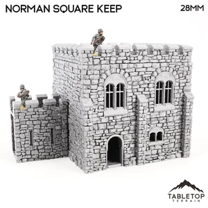 Norman Square Keep - Country & King - Edificio histórico de fantasía - Terreno de la Segunda Guerra Mundial - Imagen 1 de 11
