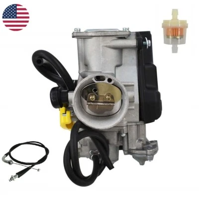 Carb Carburetor With Throttle Cable For Honda Sportrax 300 TRX300EX 1993-2008 - Image 1 of 4