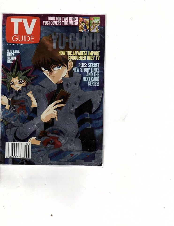 TV Guide Magazine cover only February 1-7, 2003 YU-GI-OH Setu Kaiba - Image 1 of 1