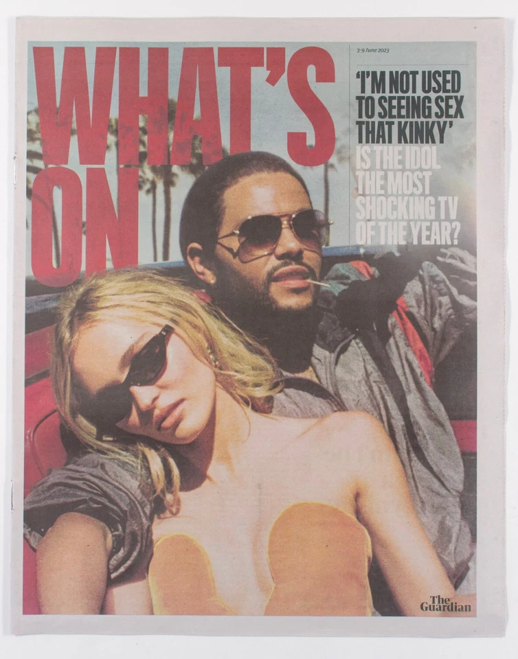 LILY ROSE DEPP WEEKEND KINKY SEX THE IDOL DA’VINE JOY Whats On Guardian magazine - Image 1 of 1