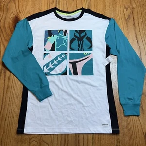 Neu mit Etikett Disney Parks Star Wars Herrenhemd Small Mandolorian locker Langarm - Bild 1 von 9