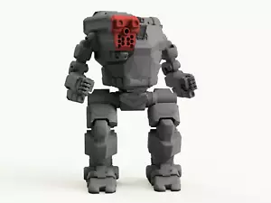 Hunchback HBK-4N | Esclusiva DIW | Miniatura stampata in 3D per Battletech - Foto 1 di 1