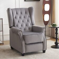 NICEME Recliner Padded Armchair for Living Room, Push-Back Reclining Chair