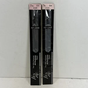 J&P Cappotti Flex Zip 7 in Poliestere Cerniera Multiuso Ardesia 26 Lotto di 2 - Foto 1 di 6