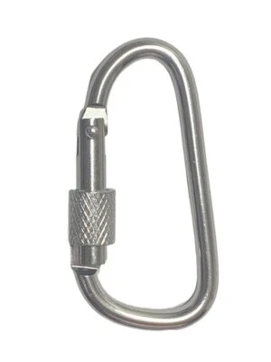 HOOKS Aluminum Carabiner D-Ring Mini Clip FOR Bags Purse Carry Keychain Utility  - Image 1 of 4