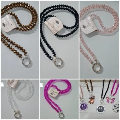 Variokette Vario Kette Modeschmuck Perlen Straß - Bild 1 von 2