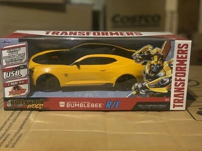 Transformers 2016 Chevy Camaro Jada Hollywood Rides The Last Knight Bumblebee RC - Image 1 of 4