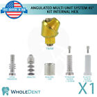 Angulated Abutment Multi Unit System 45° Kit Titanium Dental Implant Int Hex
