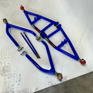 06-09 LTR450 STOCK +0  (BLUE) GNCC CONTROL ARMS- SALE SUZUKI - Picture 1 of 24